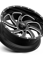 MSA Offroad M36 Switch Wheel 20x7 4x4x156 +0mm Gloss Black Milled                                     - M36-020756M - Image 2