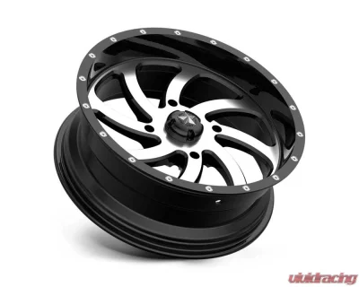 MSA Offroad M36 Switch Wheel 20x7 4x4x137 +0mm Machined Gloss Black - M36-020737