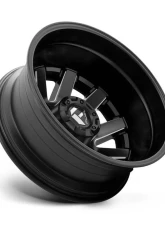FUEL D538 Maverick Dualie Rear Black & Milled 1-Piece Cast Wheel 22x8.25 8x210 -221mm                                     - D53822829335 - Image 2