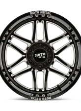 Moto Metal MO992 Folsom Wheel 20x10 6x139.7 -18mm Gloss Black Milled                                     - MO99221068318N - Image 2