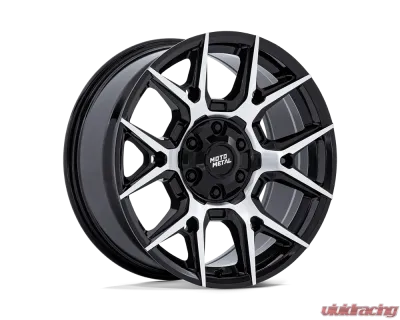 Moto Metal MO813 Mason Wheel 17x8.5 6x139.7 0mm Gloss Black w/Machined Face - MO813BD17856800