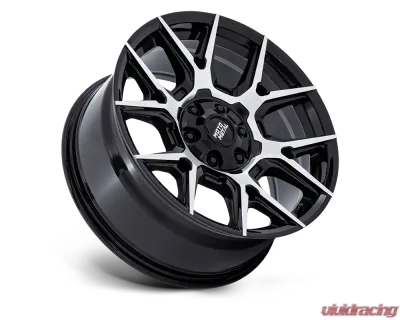 Moto Metal MO813 Mason Wheel 17x8.5 6x139.7 0mm Gloss Black w/Machined Face - MO813BD17856800