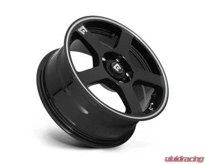 Motegi MR116 Wheel 16x7 5x5x100/5x114.3 +40mm Gloss Black Machined Flange - MR11667031340