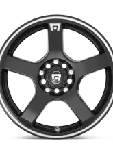 Motegi MR116 Wheel 16x7 5x5x100/5x114.3 +40mm Gloss Black Machined Flange                                     - MR11667031340 - Image 3