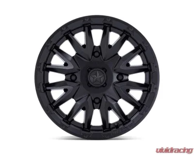 MSA Offroad M49 Creed Wheel 16x7 4x137 10mm Matte Black - MA049MX16704810