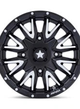 MSA Offroad M49 Creed Wheel 16x7 4x156 10mm Matte Black Machined                                     - MA049MD16704410 - Image 3