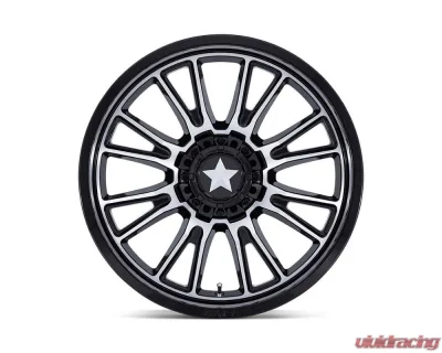 MSA Offroad M51 Thunderlip Wheel 20x7 4x137/4x156 0mm Gloss Black Machined - MA051BD20704A00