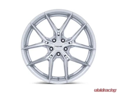 Niche Wheels NC279 Prodigy 5 Wheel 18x8.5 5X114.3 35 Silver w/Machined Face - NC279SD18851235