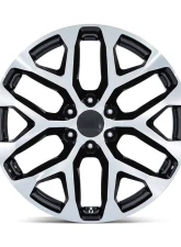 OE Creations PR177 Wheel 20x9 6x139.7 24mm Gloss Black Machined Face                                     - 177BM-295824 - Image 3