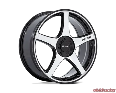 Petrol PE003 P2E Wheel 20x8.5 5x112/5x120 35mm Gloss Black w/Machined Face - PE003DB20855935