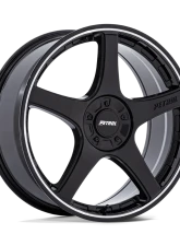 Petrol PE003 P2E Wheel 17x8 5x100/5x120 35mm Gloss Black w/Machined Lip                                     - PE003BD17805L35 - Image 3
