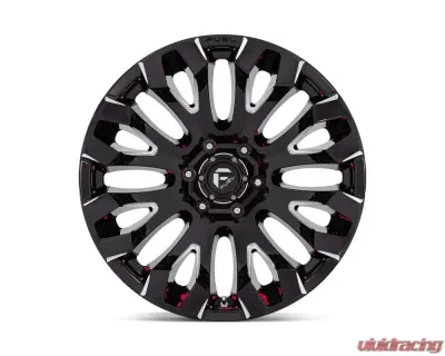 FUEL D828 Quake Wheel 18x9 5x4.5 1mm Gloss Black Milled - D82818906550