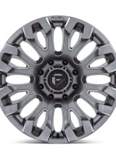 FUEL D830 Quake Wheel 20x9 8x6.5 1mm Platinum                                     - D83020908250 - Image 3