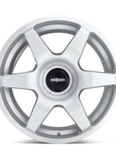 Rotiform R114 SIX Wheel 18x8.5 5x114.3/5x120 35mm Gloss Silver                                     - R114188552+35 - Image 4