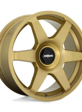 Rotiform R118 SIX Wheel 19x8.5 5x108/5x114.3 45mm Matte Gold                                     - R118198502+45 - Image 4