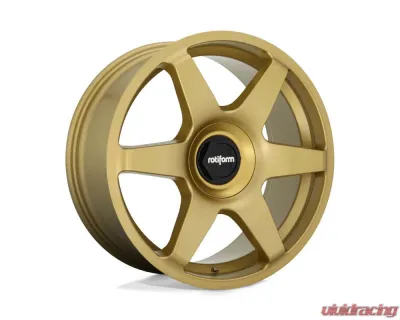 Rotiform R118 SIX Wheel 19x8.5 5x108/5x114.3 45mm Matte Gold - R118198502+45