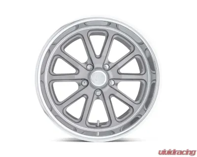 US Mag 1PC U111 Rambler 18x7 5x120.65 1mm Textured Gray w/Diamond Cut Lip - U11118706140