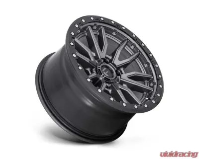 FUEL D680 Rebel Wheel 22x9 6x135 20mm Matte Gun Metal Black Bead Ring - D68022908957