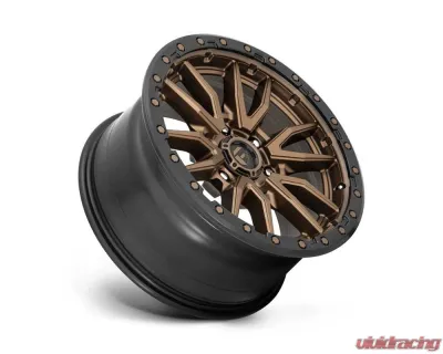 FUEL D681 Rebel Wheel 22x9 6x135 20mm Matte Bronze Black Bead Ring - D68122908957