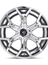DUB S207 Royalty Wheel 22x9.5 Blank 40mm Chrome Plated                                     - S207229500+40D - Image 3