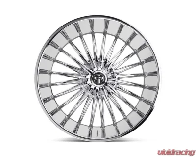 DUB S140 Suave Wheel 24x9.5 Blank 10mm Chrome Plated - S140249500+10D