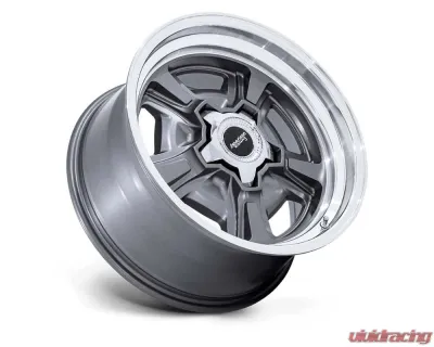 American Racing Vintage VN517 Marauder Wheel 18x9 5x120.65 6mm Anthracite w/Diamond Cut Lip - VN517AD18903406