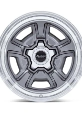 American Racing Vintage VN517 Marauder Wheel 22x10 5x120.65 6mm Anthracite w/Diamond Cut Lip                                     - VN517AD22103406 - Image 3