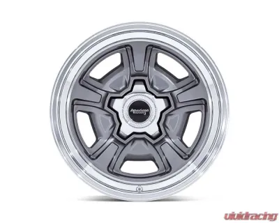 American Racing Vintage VN517 Marauder Wheel 22x10 5x120.65 6mm Anthracite w/Diamond Cut Lip - VN517AD22103406