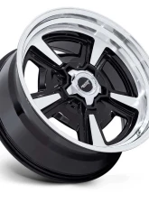 American Racing Vintage VN517 Marauder Wheel 18x9 5x120.65 6mm Gloss Black Machined w/Diamond Cut Lip                                     - VN517BD18903406 - Image 2