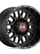 XD Series XD842 Snare Wheel 20x9 6x114.3/6x139.7 +18mm Satin Black                                     - XD84229070718 - Image 2