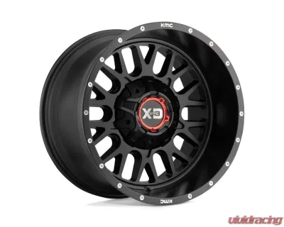 XD Series XD842 Snare Wheel 20x9 6x114.3/6x139.7 +18mm Satin Black - XD84229070718
