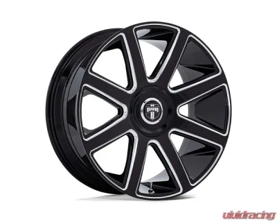 DUB DC273 Pull 24x9 5x115/120 38mm Gloss Black Milled - DC273BE24902038