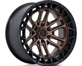 FUEL Off-Road Wheels FC874 Celsius 17x9 6x135 -12mm Matte Bronze w/Matte Black Lip