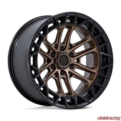 FUEL Off-Road Wheels FC874 Celsius 17x9 6x135 -12mm Matte Bronze w/Matte Black Lip - FC874ZB17906312N