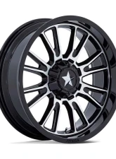 MSA Offroad Wheels M51 Thudnerlips Wheel 24x7 5x114.3 0 Gloss Black Machined                                     - MA051BD24701200 - Image 3