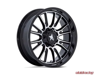 MSA Offroad Wheels M51 Thudnerlips Wheel 24x7 5x114.3 0 Gloss Black Machined - MA051BD24701200