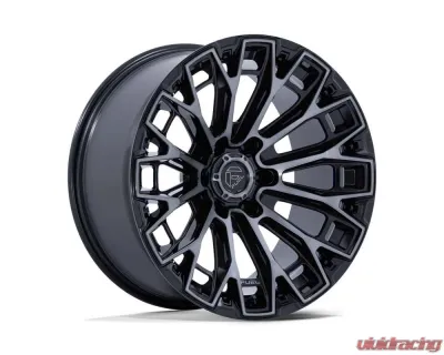 FUEL Off-Road FC882 Trax Wheel 17x9 6x135 -12 Gloss Black Machined Face Dark Tinted Clear - FC882BT17906312N