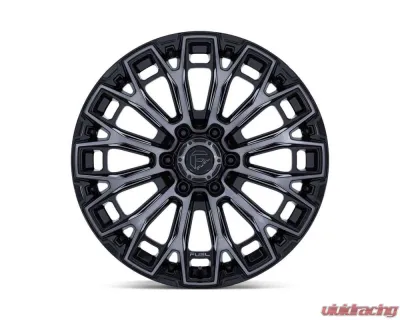 FUEL Off-Road FC882 Trax Wheel 17x9 6x135 -12 Gloss Black Machined Face Dark Tinted Clear - FC882BT17906312N