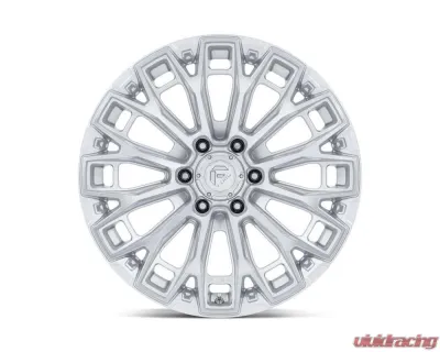 FUEL Off-Road FC882 Trax Wheel 17x9 6x139.7 20 Gloss Silver W/ Machined Face - FC882SD17906820
