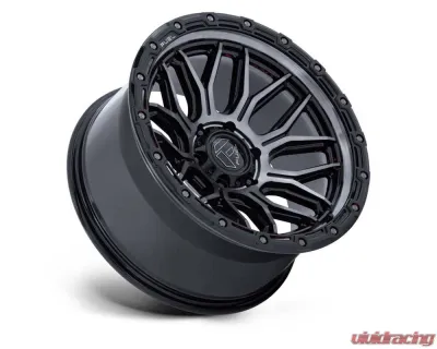 FUEL Off-Road Wheels FC881 Surge Wheel 17x9 6x139.7 20mm Gloss Black Machined w/Gray Tint - FC881BT17906820