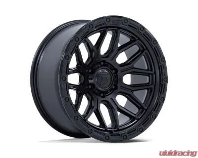 FUEL Off-Road Wheels FC881 Surge Wheel 20x9 6x139.7 20mm Matte Black w/Gloss Black Lip - FC881MB20906820