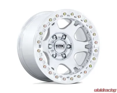 KMC Wheels KM238 VI Beadlock Wheel 17x9 5x127 -12mm Machined - KM238DX17905012N