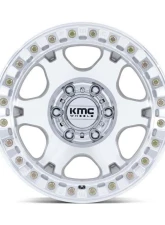 KMC Wheels KM238 VI Beadlock Wheel 17x9 6x139.7 -12mm Machined                                     - KM238DX17906012N - Image 3
