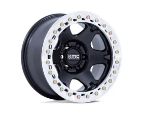 KMC Wheels KM238 VI Beadlock Wheel 17x9 6x135 1mm Satin Black w/Machined Ring