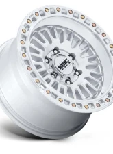 KMC Wheels KM554 Aztec Wheel 17x8.5 5x127 0mm Gloss Silver w/Machined Face                                     - KM554SD17855000 - Image 2