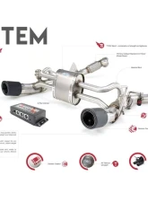 QuickSilver Titan Sport Exhaust w/ Sound Architect BMW i8 2014-2020                                     - BM828S - Image 7
