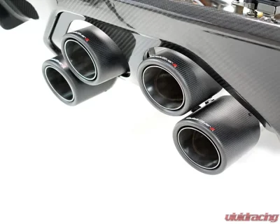 Quicksilver OPF-Back Exhaust Inc. Carbon Diffuser w/ Sound Architect Valve Control & Carbon Tailpipes BMW M4 G82/G83 2021+ - BM400S