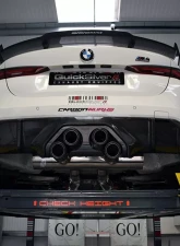 Quicksilver OPF-Back Exhaust Inc. Carbon Diffuser w/ Sound Architect Valve Control & Carbon Tailpipes BMW M4 G82/G83 2021+                                     - BM400S - Image 9