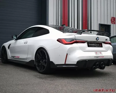 Quicksilver OPF-Back Exhaust Inc. Carbon Diffuser w/ Sound Architect Valve Control & Carbon Tailpipes BMW M4 G82/G83 2021+ - BM400S