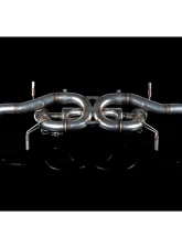 IPE SS Cat Back System F1 Version w/Polished Tips Lamborghini Huracan LP580-2 Coupe | Spyder Huracan LP610-4 Coupe 2014-2018                                     - 0L610-NVF00-202 - Image 4